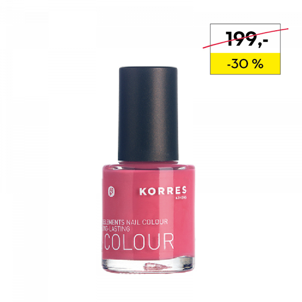 KORRES Nail Colour POMEGRANATE 14 - pečující lak na nehty odstín 14, 10 ml 