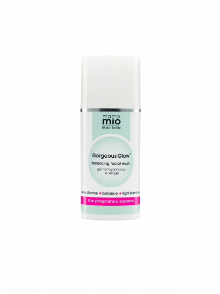 Mama Mio Gorgeous Glow Jemný čisticí gel na obličej bez mýdla, 100 ml