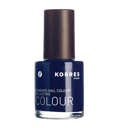 KORRES Nail Colour MIDNIGHT BLUE 88 - pečující lak na nehty odstín 88, 10 ml