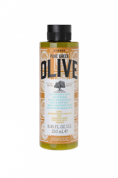 KORRES Shampoo Olive Nourishing - šampon pro suché a poškozené vlasy, 250 ml