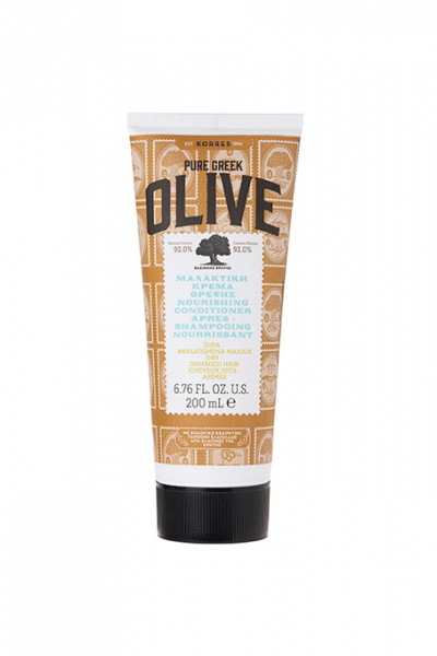 KORRES Conditioner Olive Nourishing - kondicionér pro suché a poškozené vlasy, 200 ml