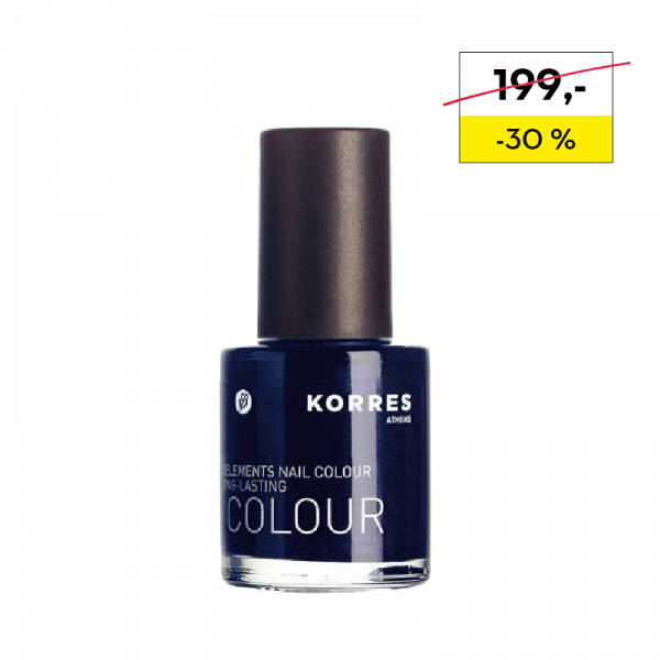 KORRES Nail Colour MIDNIGHT BLUE 88 - pečující lak na nehty odstín 88, 11 ml