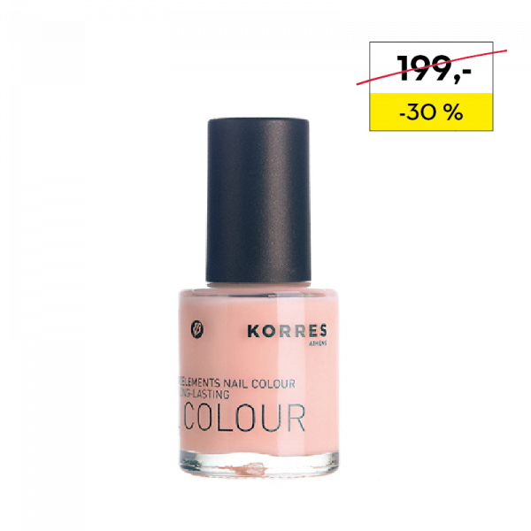 KORRES Nail Colour PASTEL ROSE 06 - pečující lak na nehty odstín 06, 10 ml