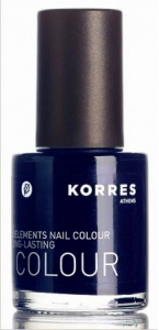 KORRES Nail Colour MIDNIGHT BLUE 88 - pečující lak na nehty odstín 88, 11 ml