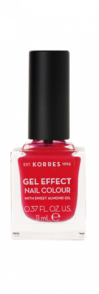 KORRES Gel-Effect Nail Colour - gelový lak na nehty, 19 Watermelon, 11 ml