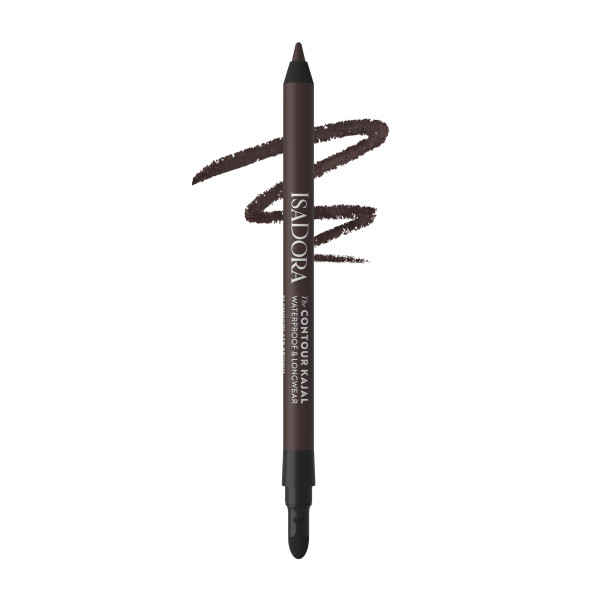 ISADORA Contour Kajal 61 Chocolate Brown, voděodolná kajalová tužka na oči