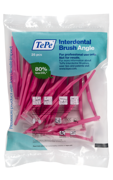 TePe Angle mezizubní kartáčky 0,4 mm růžové, 25 ks v sáčku