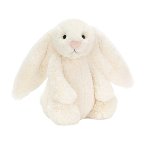 Jellycat stydlivý krémový králík střední
