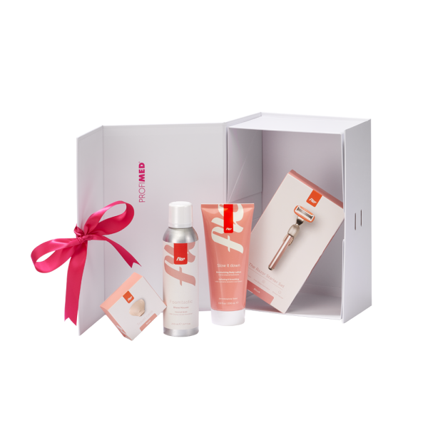 FLER Sada pro dokonalé oholení v odstínu Blush