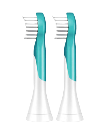 Philips Sonicare for Kids Mini HX6032/33 Kompaktní velikost hlavice sonického kartáčku pro děti od 3 let, 2 ks