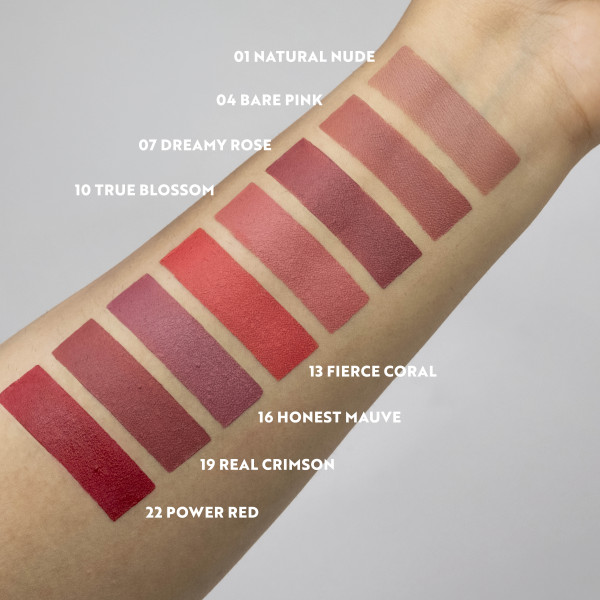 ISADORA The Matte Lipstick 19 Real Crimson, hydratační matná rtěnka
