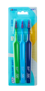 TePe Select Colour soft, sada zubních kartáčků, 2+1 zdarma