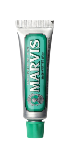 MARVIS Classic Strong Mint zubní pasta bez fluoridů, 10 ml