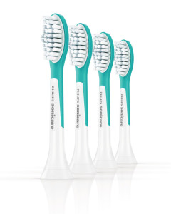 Philips Sonicare for Kids Standard HX6044/33 Standardní velikost hlavice sonického kartáčku pro děti od 7 let, 4 ks