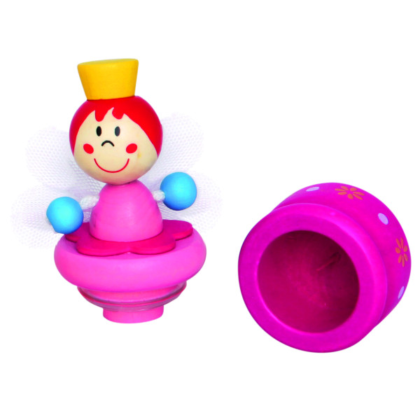 Krabička na první zoubky ze dřeva, motiv VÍLA