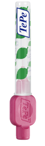 TePe Original mezizubní kartáčky z bioplastu 0,4 mm, růžové, 6 ks, krabička