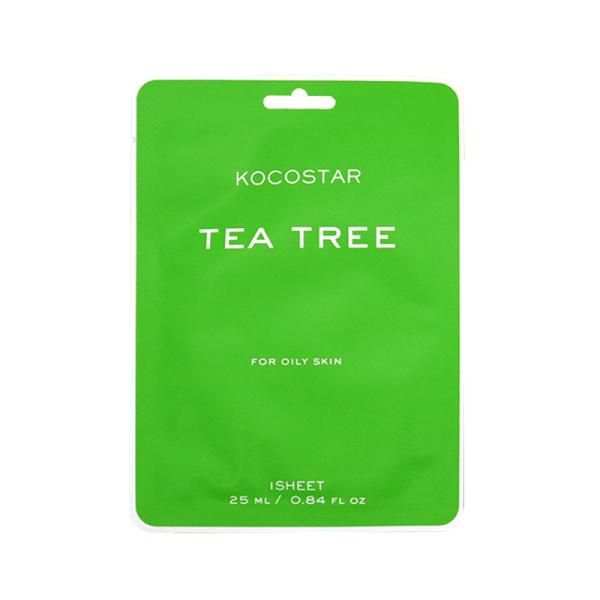 Kocostar Tea Tree Sheet Mask Čisticí pleťová maska proti nedokonalostem, 1 ks