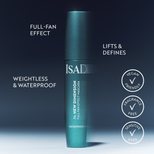 ISADORA The New Dimension Waterproof Mascara 01 Black, voděodolná řasenka pro dokonale definované řasy