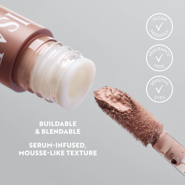 ISADORA The 24H Matte Liquid Eyeshadow 83 Deep Taupe, tekuté oční stíny