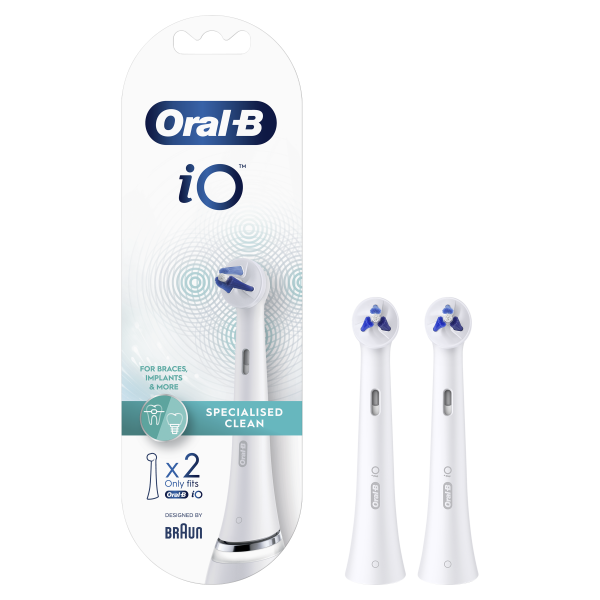 Oral-B iO Specialised Clean pro rovnátka náhradní hlavice, 2 ks