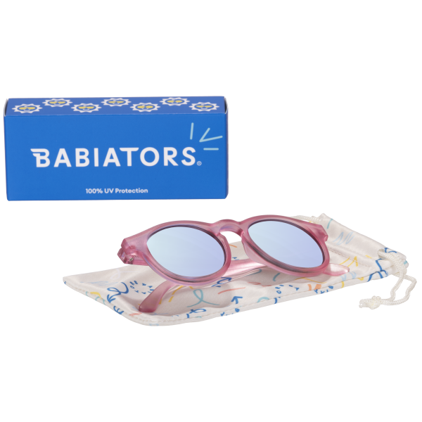 BABIATORS Keyhole Fuchsia Haze, zrcadlové sluneční brýle růžové, 3-5 let