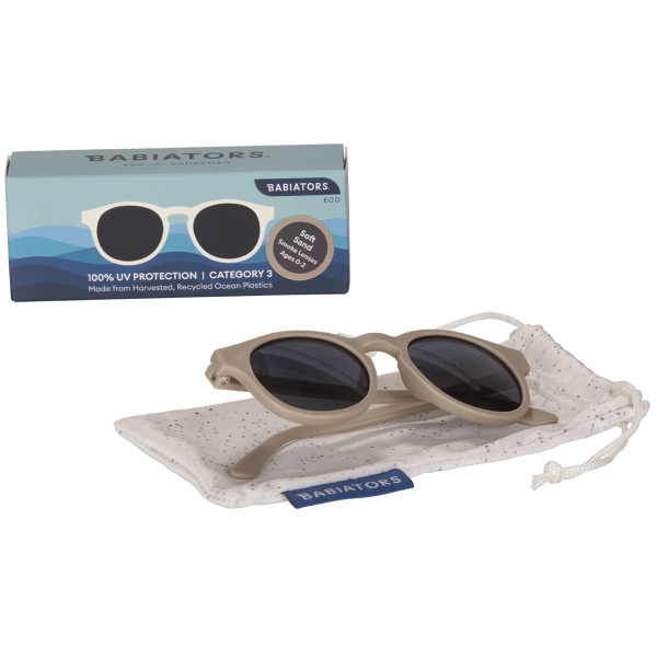 BABIATORS Eco Collection Keyhole Soft Sand, sluneční brýle pískové, 0-2 roky