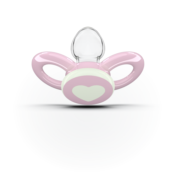 Dentistar ortodontické dudlíky 0-6 měsíců, růžové