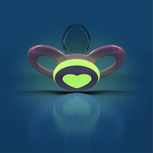 Dentistar ortodontické dudlíky 0-6 měsíců, růžové