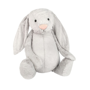 Jellycat Velký stříbrný králík 108 cm