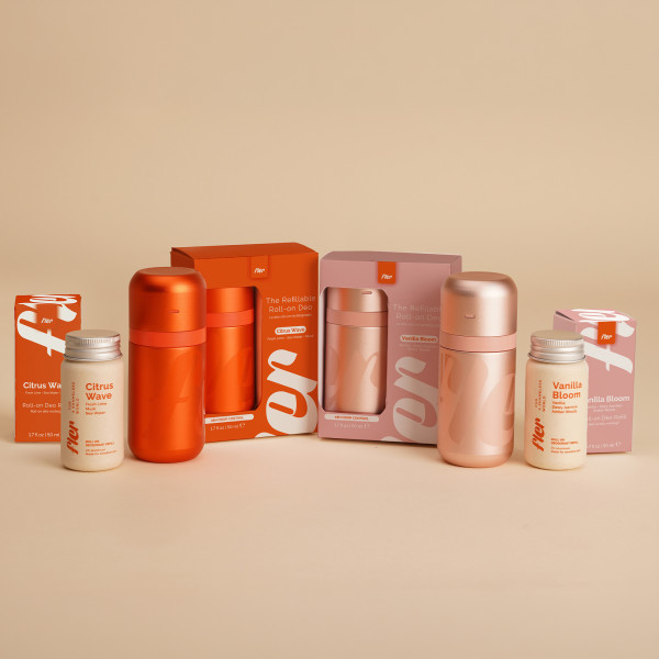 FLER Citrus Wave refill, náhradní náplň do roll-on deodorantu, 50 ml