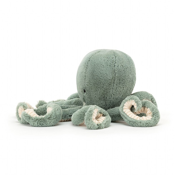 Jellycat Plyšová hračka - zelená chobotnice Odyssea, středně velká 49 cm