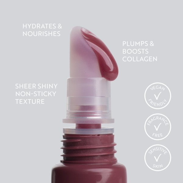 ISADORA Glossy Lip Treat 55 Silky Pink, pečující lesk na rty