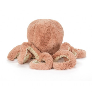 Jellycat Plyšová hračka - chobotnice Odell, velká růžová