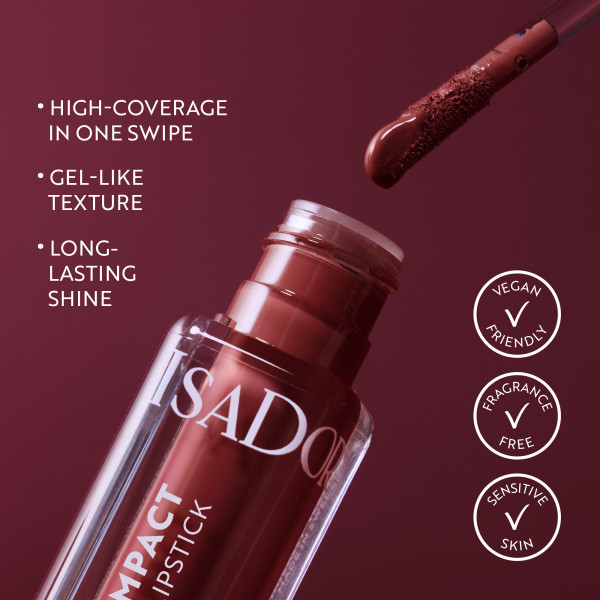 ISADORA True Impact Vinyl Liquid Lipstick 14 Honest, tekutá rtěnka s vysokým leskem