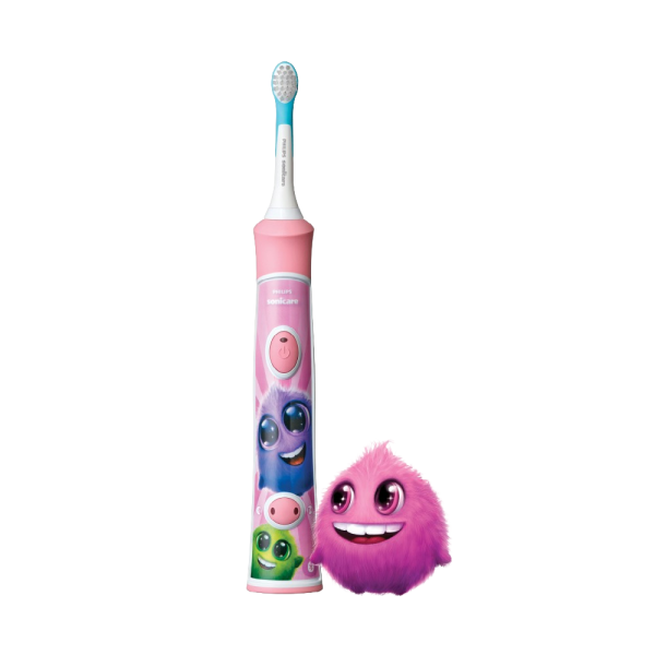 Philips Sonicare for Kids HX6352/42 Pink Sonický elektrický zubní kartáček pro děti s připojením Bluetooth