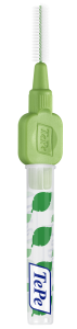 TePe Original mezizubní kartáčky z bioplastu 0,8 mm, zelené, 6 ks, krabička