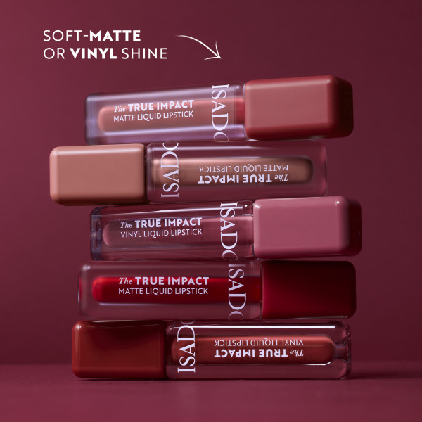 ISADORA True Impact Vinyl Liquid Lipstick 14 Honest, tekutá rtěnka s vysokým leskem