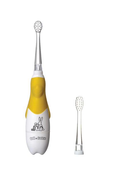 Bob a Bobek baby sonický dětský kartáček, Dark Yellow, 0-5 let