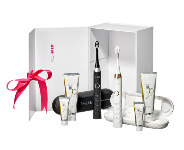 SMILLE Sonic Brush - sada Black&White 1+1 za zvýhodněnou cenu