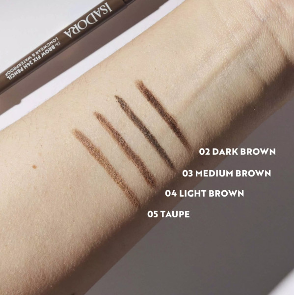 ISADORA Brow Fix 24H Pencil 04 Light Brown, precizní tužka na obočí