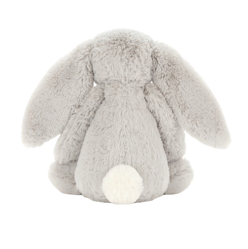 Jellycat stydlivý stříbrný králík střední