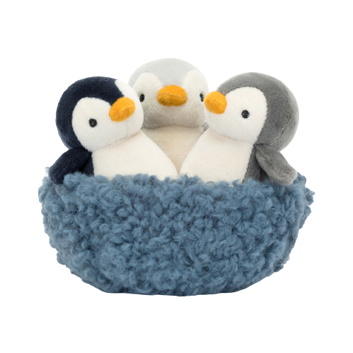 Jellycat Tučňáci v pelíšku 13 cm