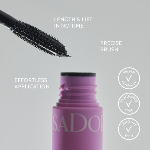 ISADORA The 10 Sec High Impact Length & Lift Mascara, řasenka pro prodloužení a natočení řas