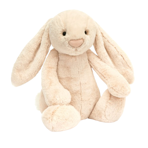 Jellycat stydlivý králík krémový, velký