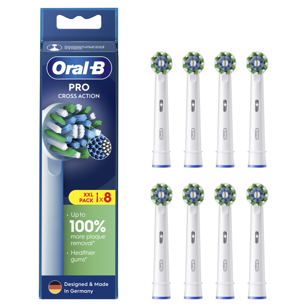 Oral-B Cross Action EB 50-8 náhradní hlavice, 8 ks