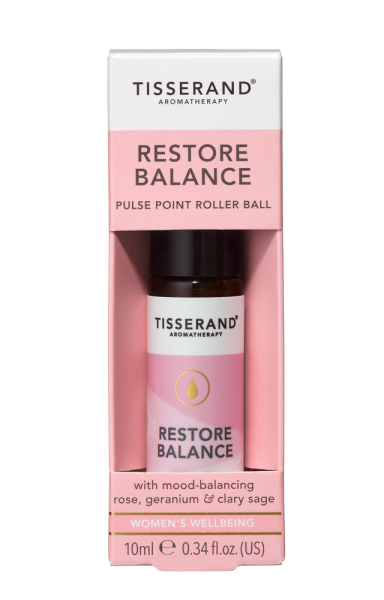 Tisserand Restore Balance směs olejů v kuličce pro obnovu rovnováhy, 10 ml