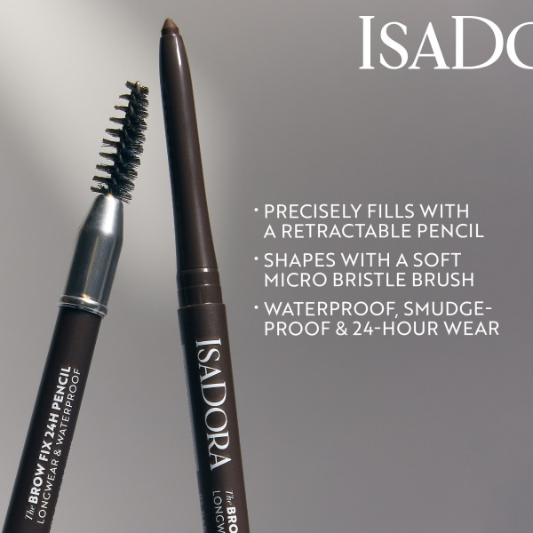 ISADORA Brow Fix 24H Pencil 05 Taupe, precizní tužka na obočí