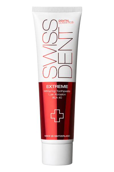 SWISSDENT EXTREME intenzivní bělicí pasta, 100 ml + 50 ml ZDARMA