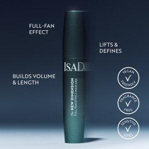 ISADORA The New Dimension Mascara 01 Black, řasenka pro dokonale definované řasy