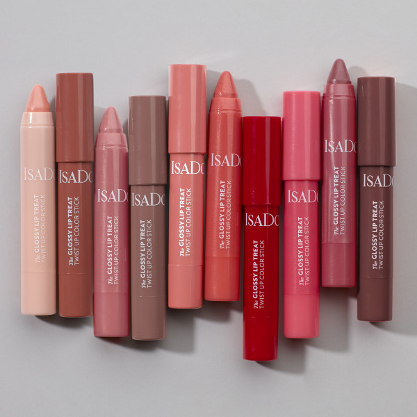ISADORA The Glossy Lip Treat Twist Up Color Stick 03 Beige Rose, lesklá rtěnka